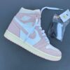 converted-4 کفش نایک ایر جردن وان ساقدار واشد صورتی Nike Air Jordan 1 High Washed Pink