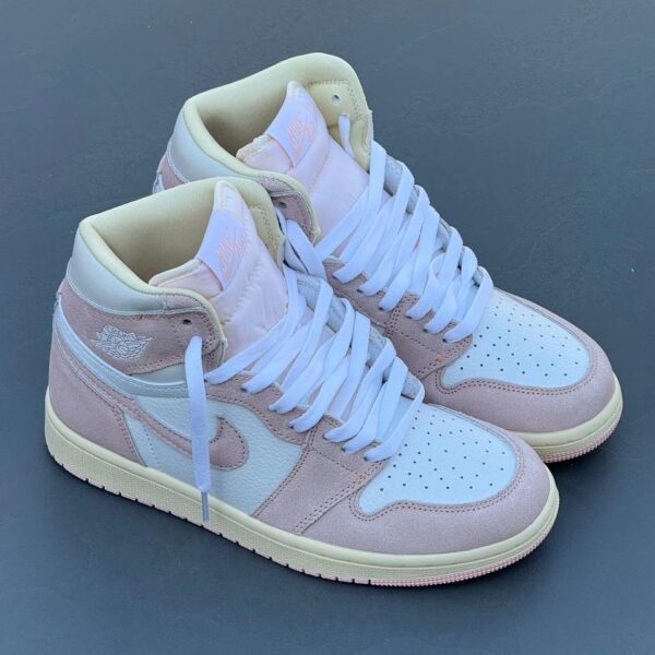 converted-6 کفش نایک ایر جردن وان ساقدار واشد صورتی Nike Air Jordan 1 High Washed Pink