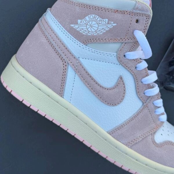 converted-7 کفش نایک ایر جردن وان ساقدار واشد صورتی Nike Air Jordan 1 High Washed Pink