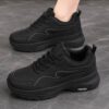 کتونی اسپرت لژدار طبی مدل پرنده مشکی Women’s Bird Style Platform Orthopedic Black Sneakers