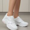 photo_4_2026-08-13_01-41-46-1 کتونی اسپرت لژدار فانتزی سفید نقرهای ورنی Women’s Platform Fashion White Silver Patent Sneakers