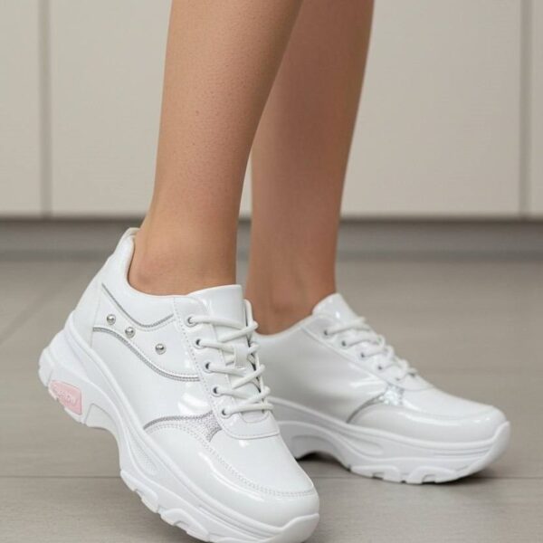 photo_4_2026-08-13_01-41-46-1 کتونی اسپرت لژدار فانتزی سفید نقرهای ورنی Women’s Platform Fashion White Silver Patent Sneakers